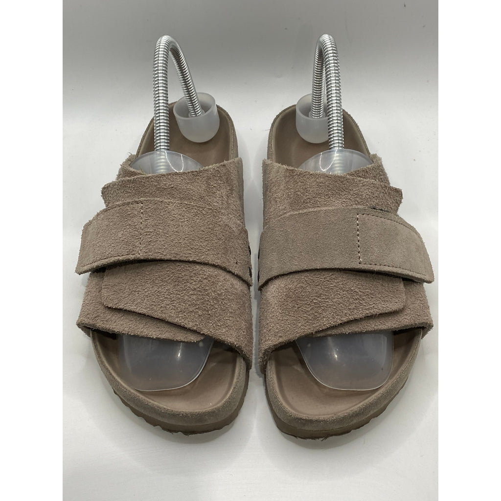 BIRKENSTOCK Women's Brown Kyoto Open-Toe Slide Sandals SZ 7