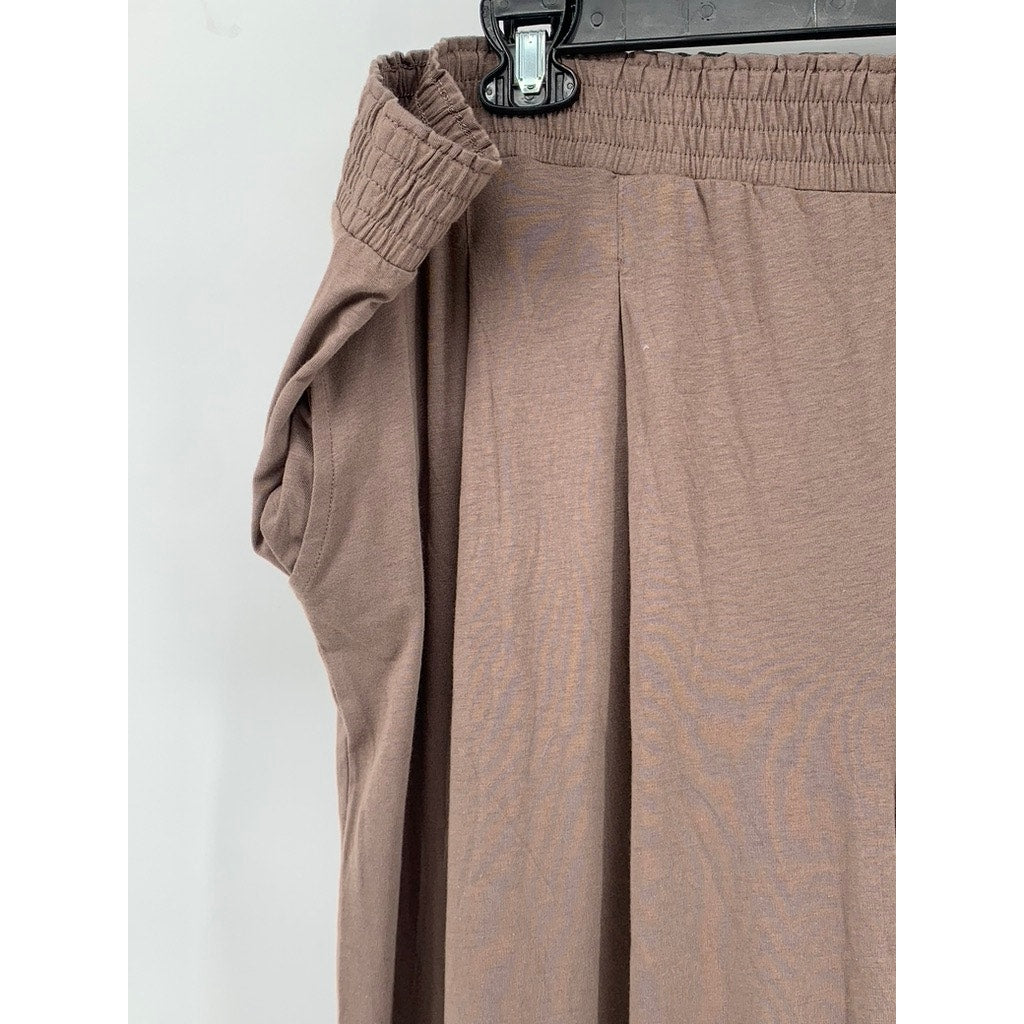 ANYBODY Women's Plus Brown Cozy Relaxed Fit Pants SZ 3X/T