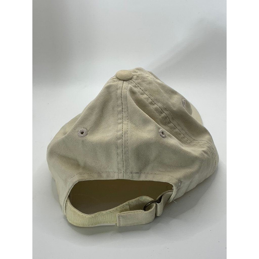 CAPTIVE8 NEW YORK Men's Vintage Tan "Bank of America" Adjustable Baseball Hat OS