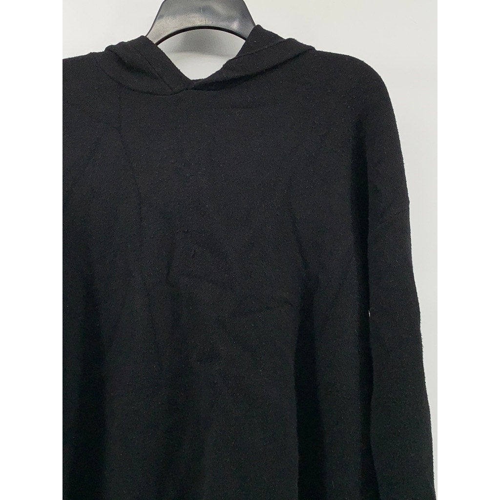 ZARA Men's Black Knit Hoodie SZ L