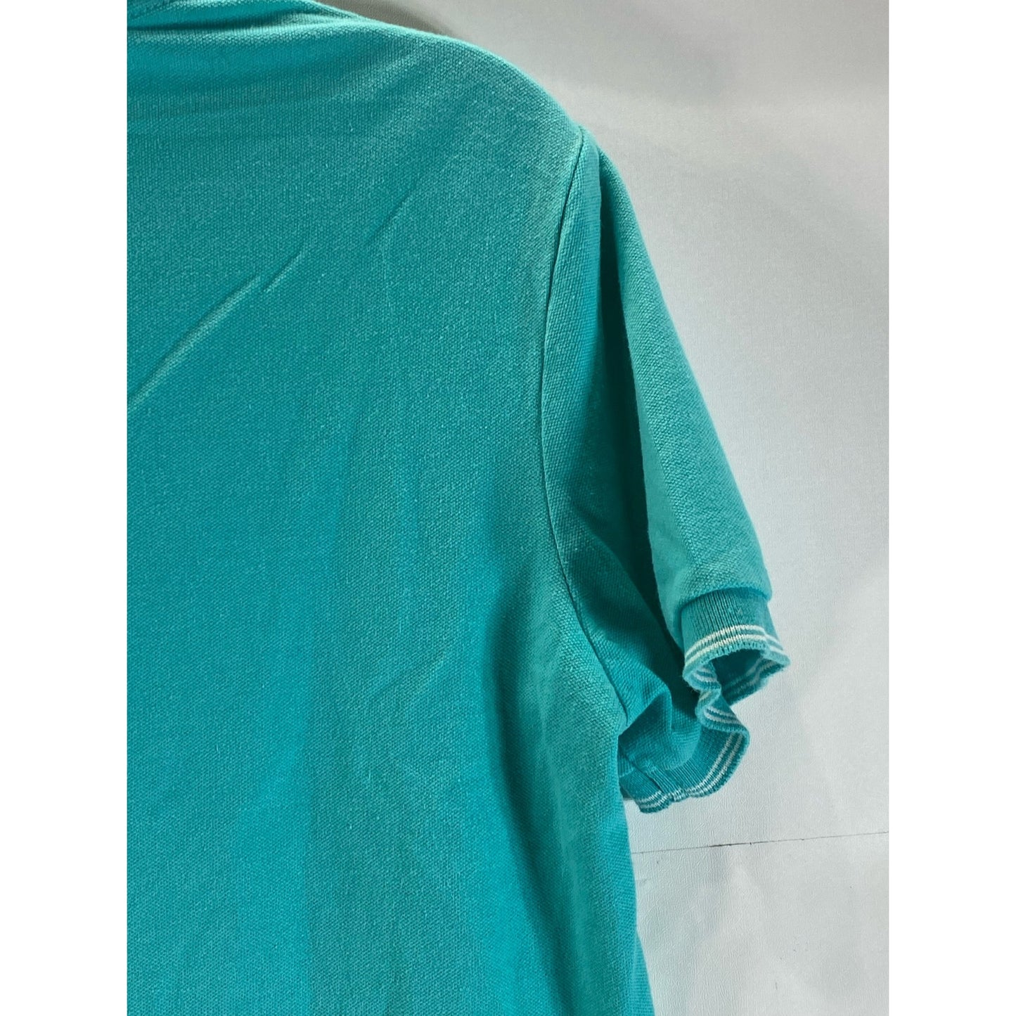 AMERICAN EAGLE OUTFITTERS Men's Aqua Flex Classic-Fit Short Sleeve Polo SZ S