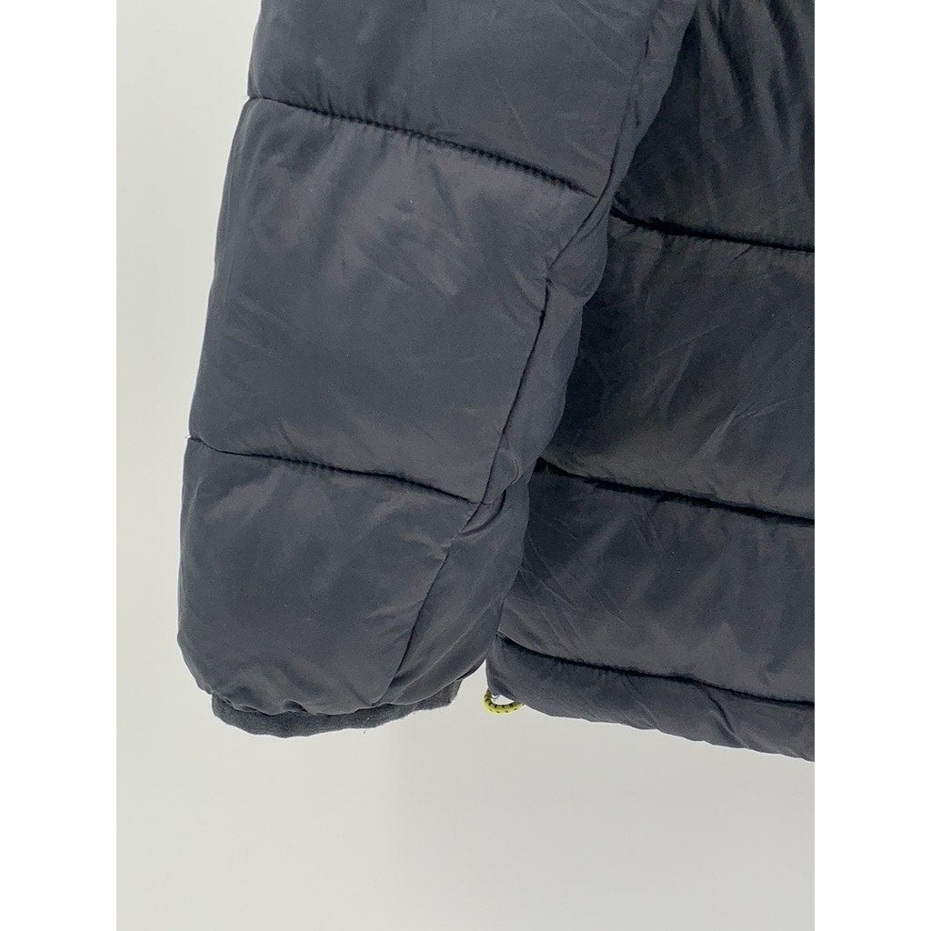 HAWKE & CO Men's Gray Sport Performance Zip-Up Thermal Puffer Jacket SZ L