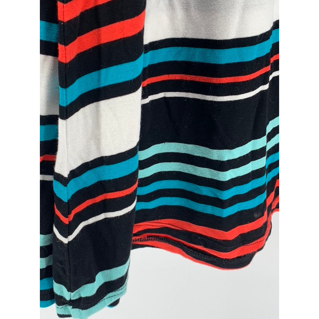 MERONA Women's Multicolor Striped A-Line Maxi Skirt SZ M