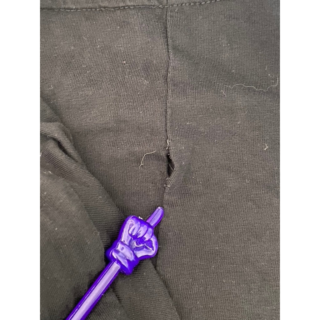 UNBRADED Men's Black-Yellow Pittsburg Logo Crewneck Short Sleeve T-Shirt SZ M