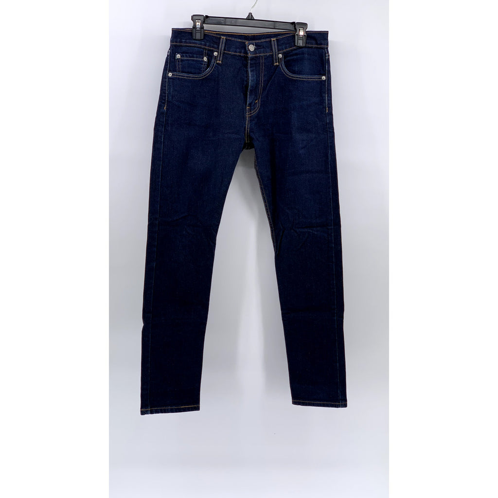 LEVI'S Men's 512 Indigo Denim Slim Tapered Regular-Fit Five-Pocket Jean SZ 32x32