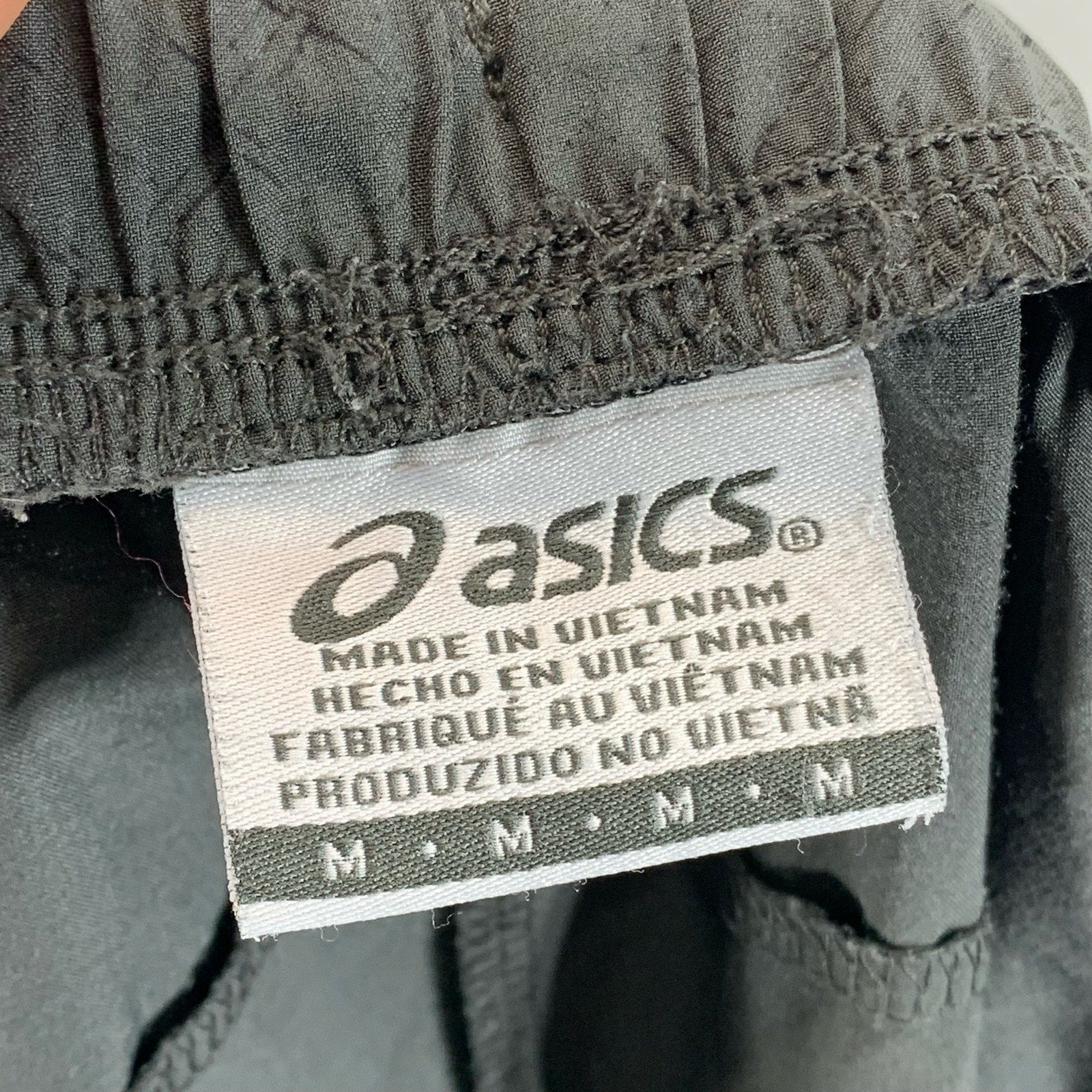 ASCIS Men's Charcoal/Gray Elastic Waist Pull-On Active Track Shorts SZ M