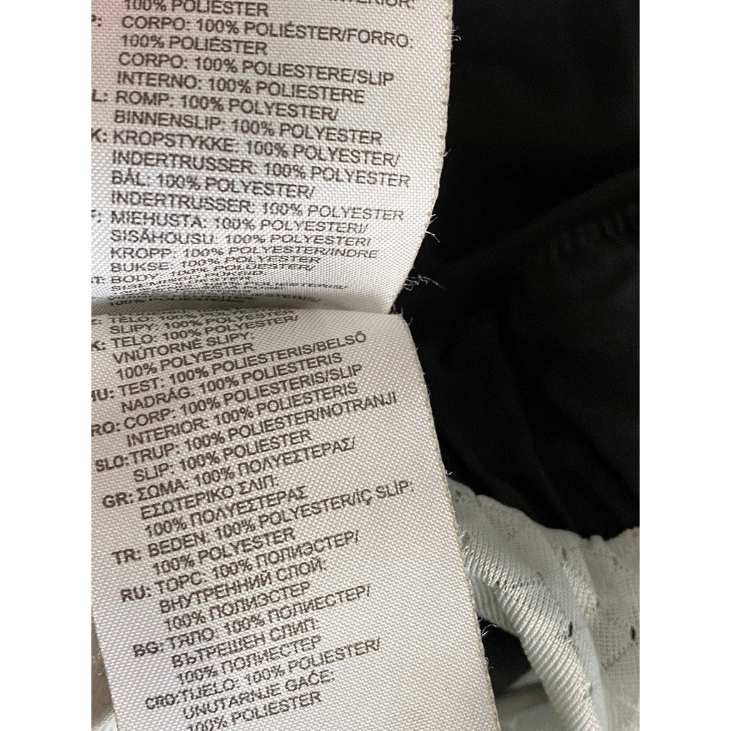 ADIDAS Women's Black M10 3-Stripe Running Shorts SZ S