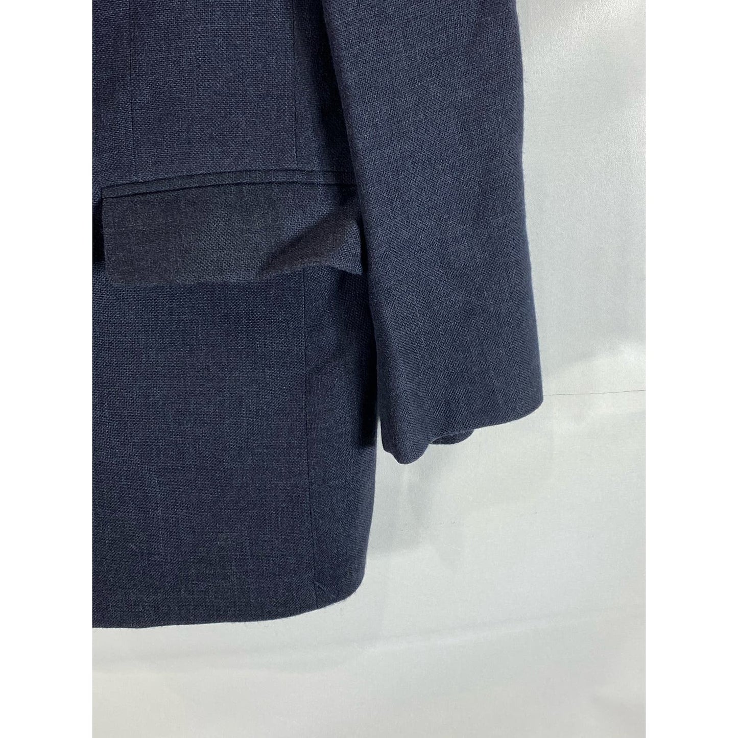 BROOKS BROTHERS 346 Men's Navy Wool-Blend Two-Button Blazer SZ 42R