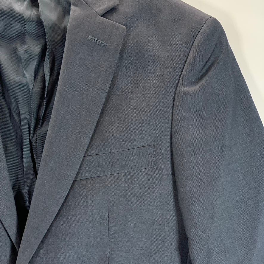 PRONTO UOMO Men's Black Super 100's Wool Two Button Blazer SZ 35 Short