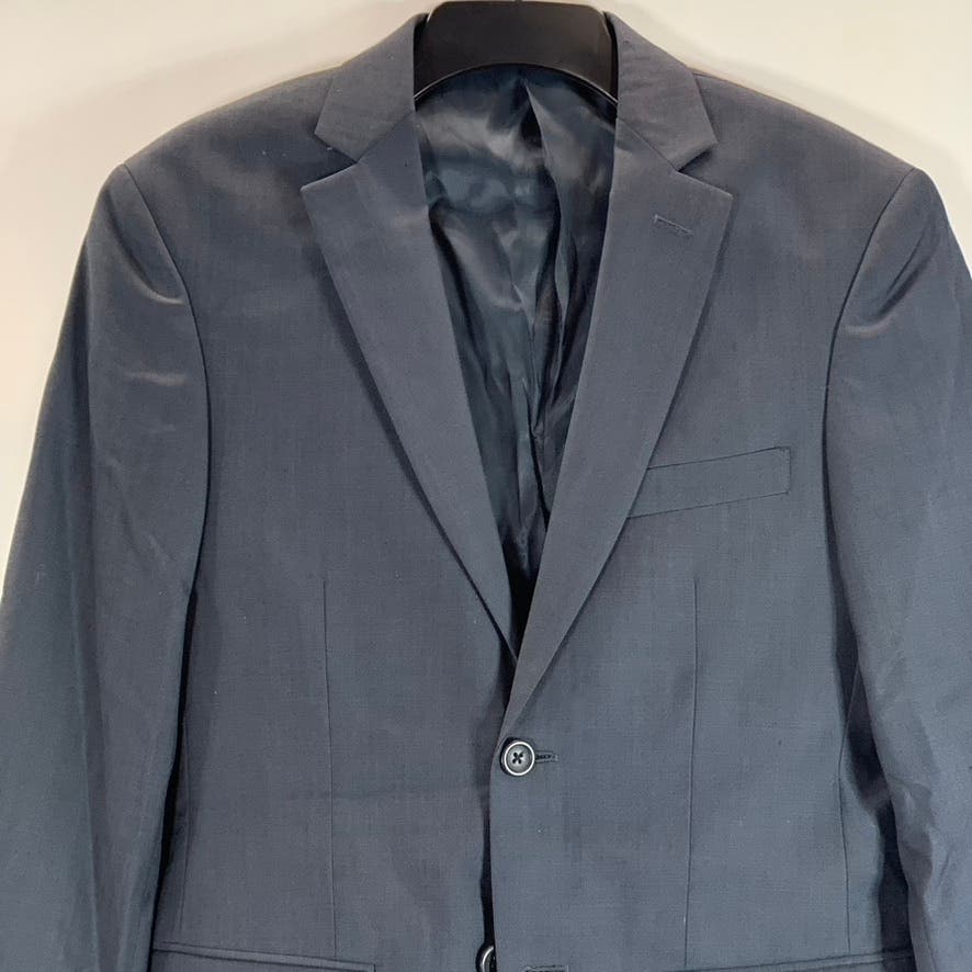 PRONTO UOMO Men's Black Super 100's Wool Two Button Blazer SZ 35 Short