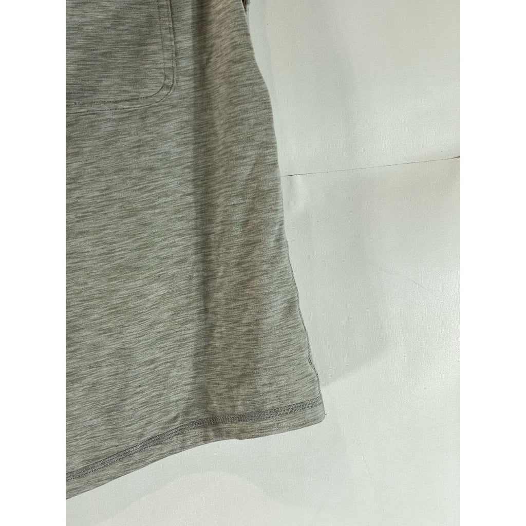 EDDIE BAUER Men's Light Gray Comfort Fit Drawstring Lounge Pull-On Short SZ L