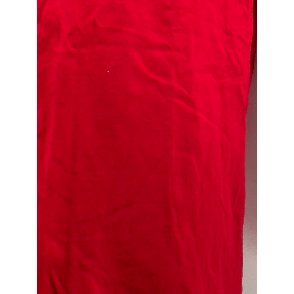 LANDS' END Women's Red-White Trim Crewneck Long Sleeve Pajama Top SZ XS