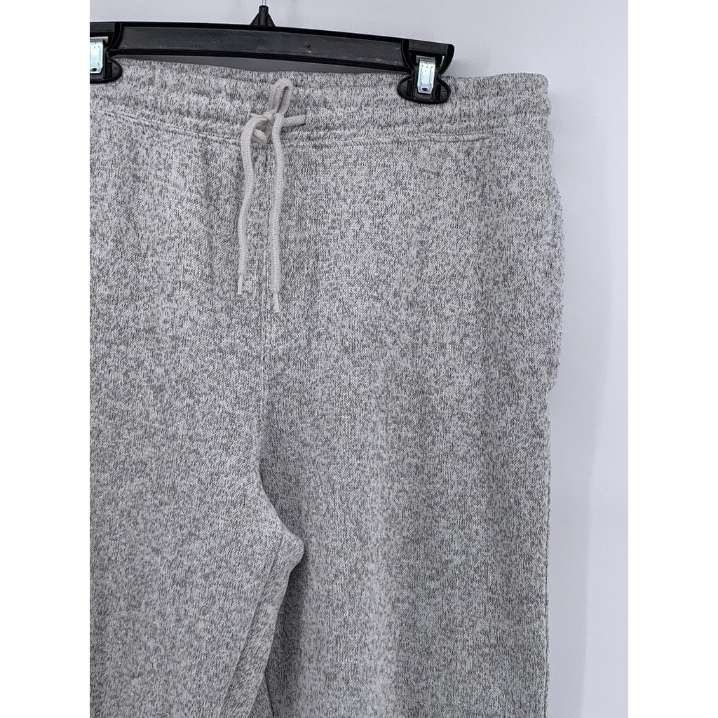 OLD NAVY Men's Oatmeal Marl Sweater Fleece Jogger Pants SZ XL