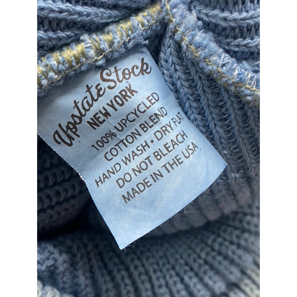 UPSTATE STOCK Men’s Tie-Dye Blue Cuffed Beanie SZ OS