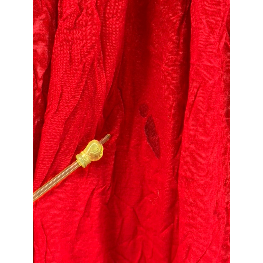 ZELLUCCI By PAYVAND Women's Red Sequin A-Line Midi Skirt SZ OS