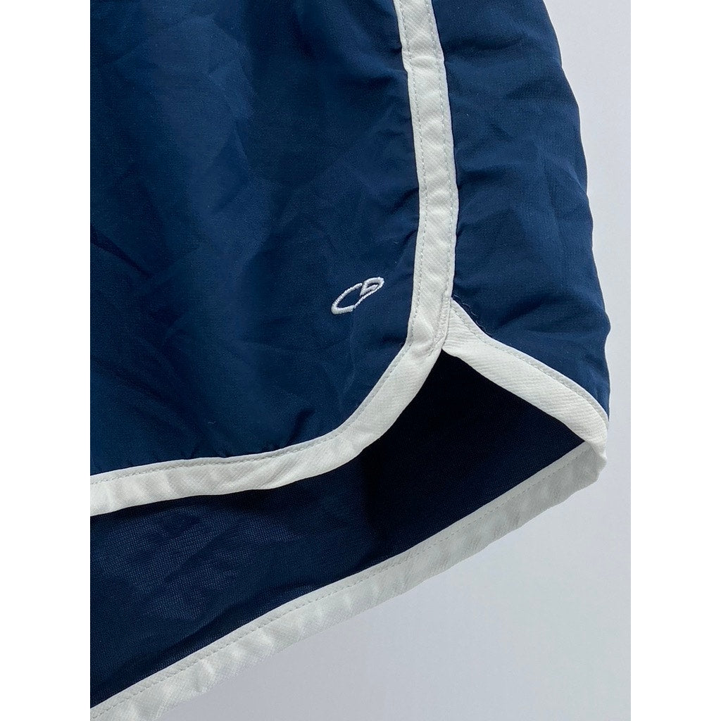 CHAMPION C9 Women's Navy Blue-White Drawstring Active Shorts SZ S