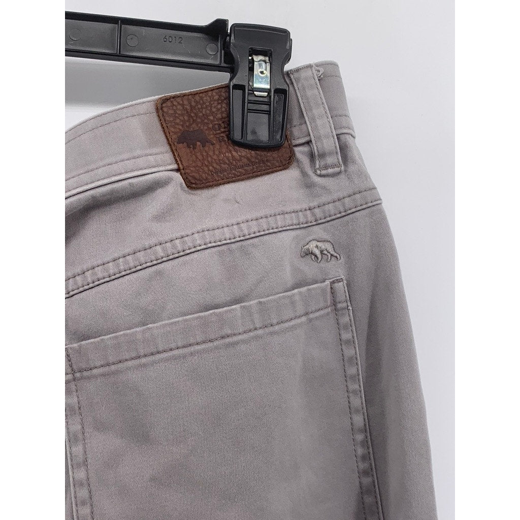 ONWARD RESERVE Men's Light Gray Straight Leg Chino Pants SZ 34X32