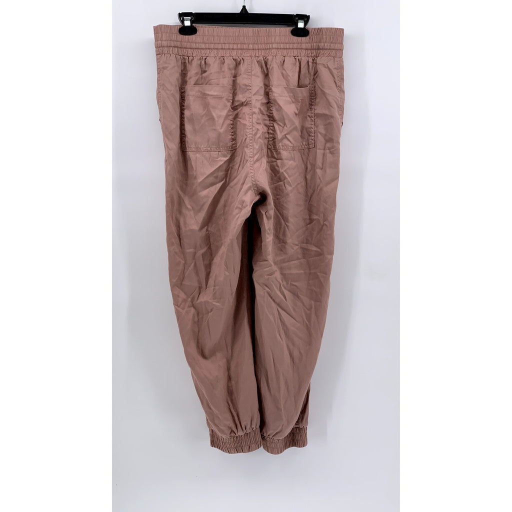 A NEW DAY Women's Dusty Pink Solid Jogger Pants SZ L