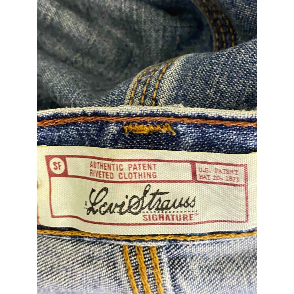 LEVIS STRAUSS SIGNATURE Men's Vintage Blue Straight-Leg Carpenter Jean SZ 36X34