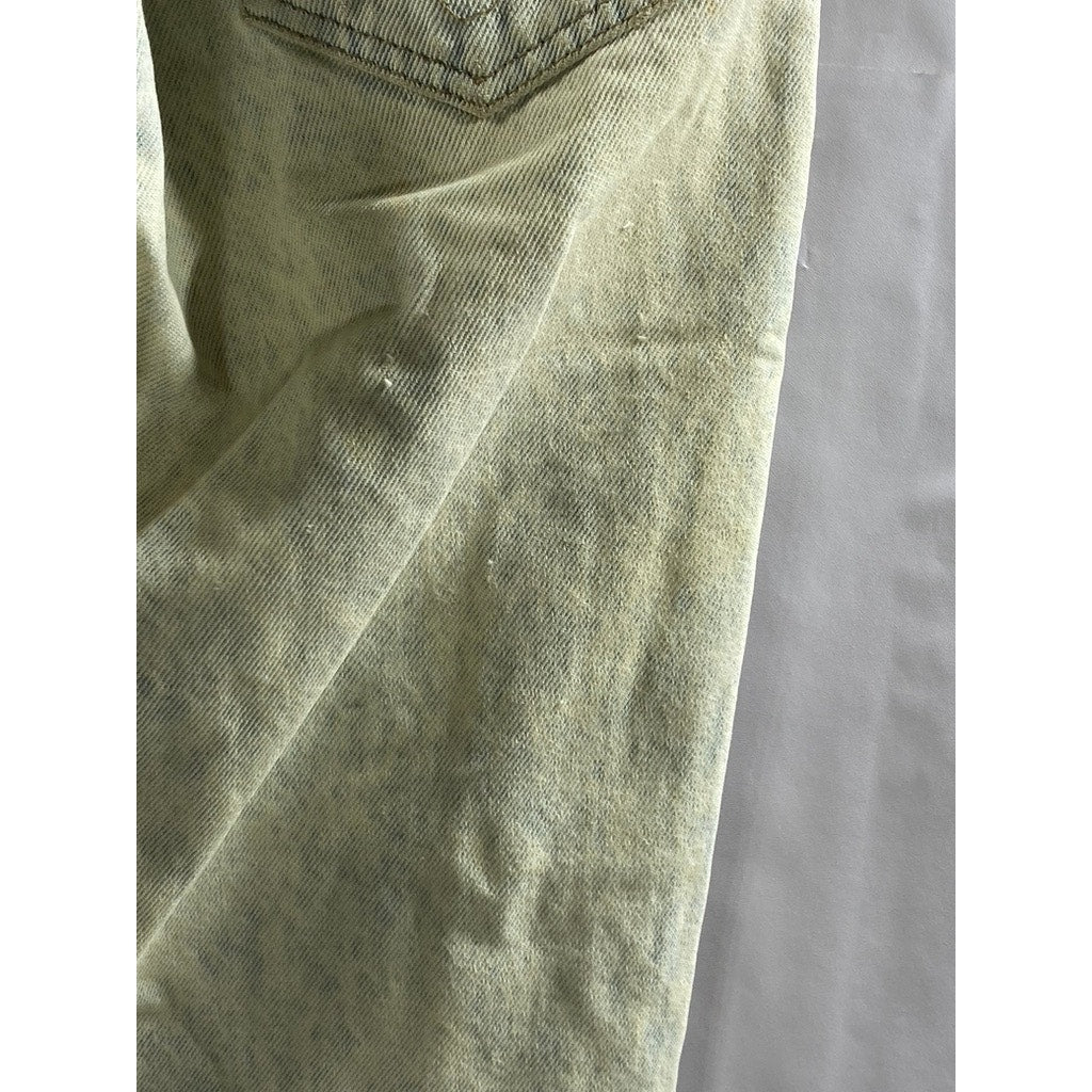 CALVIN KLEIN SPORT Women's Light Blue Distressed Skinny-Leg Denim Jean SZ 4