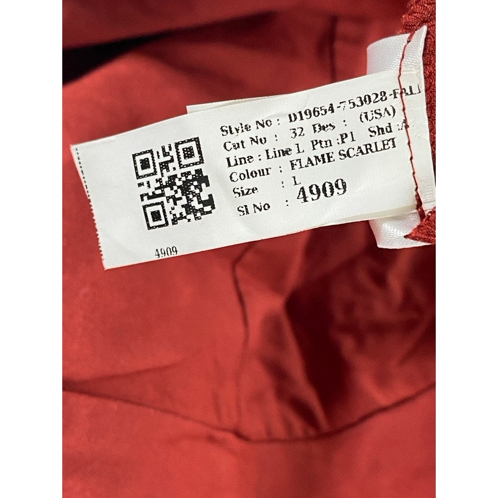 OLD NAVY Women's Flame Scarlet Red Sleeveless Smocked Bodice Tank Mini Dress SZL