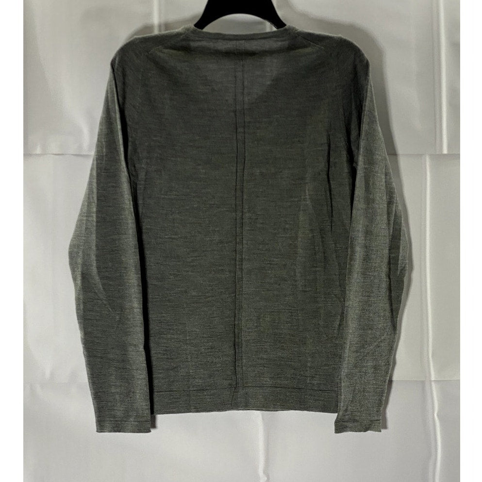 CNC COSTUME NATIONAL Gray Men's Wool V-Neck Long Sleeve Pull Over Sweater SZ S