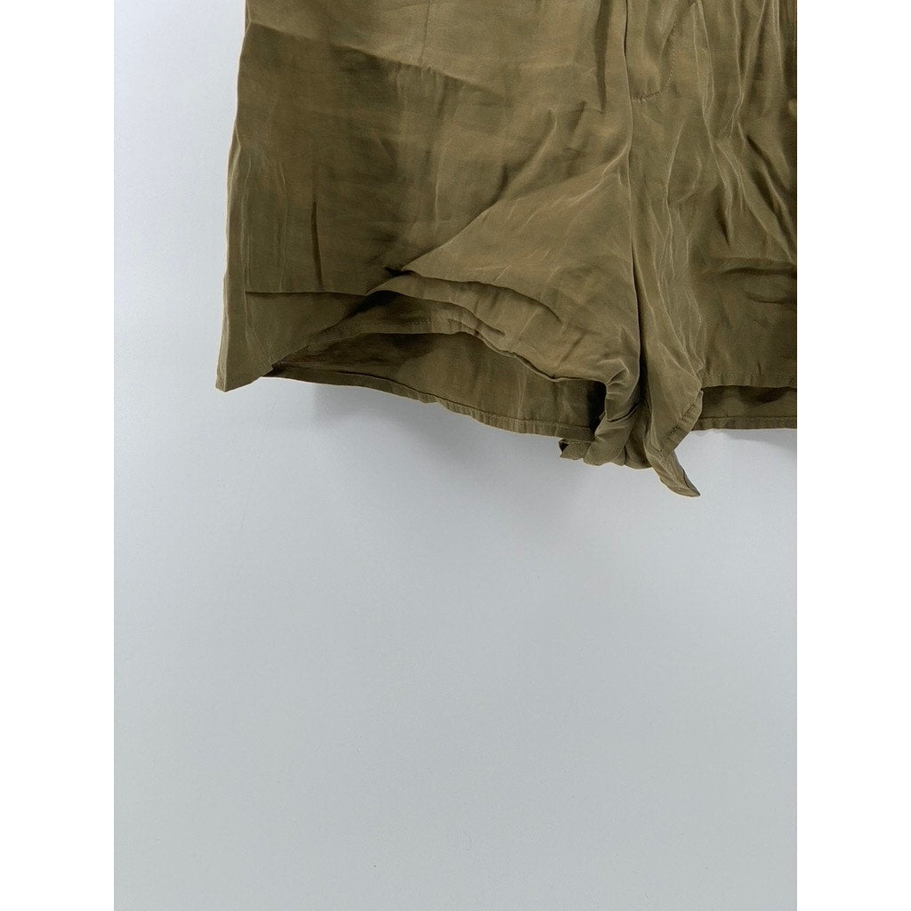 FOREVER 21 CONTEMPORARY Women's Green Lightweight Shorts SZ L