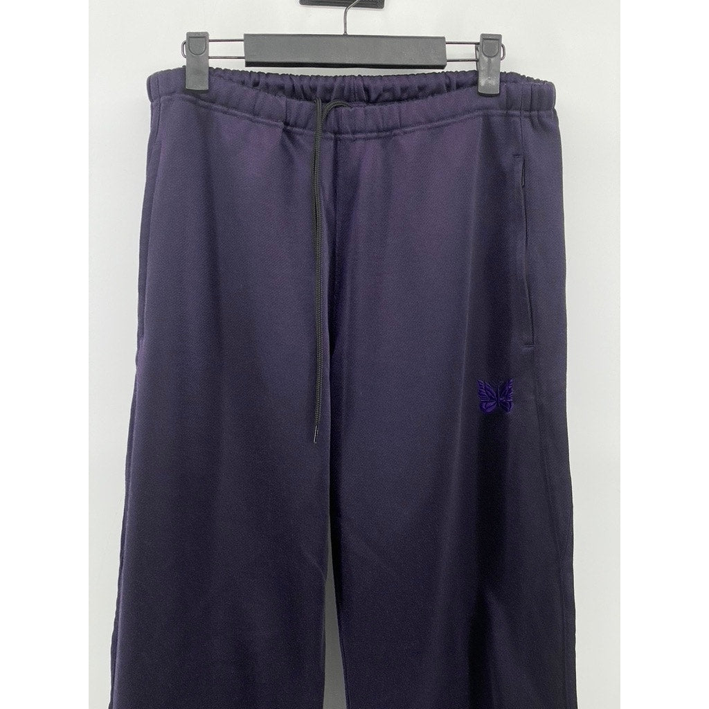 NEEDLES Men's Dark Purple Pull-On Relaxed-Fit Jogger Sweat Pants SZ M