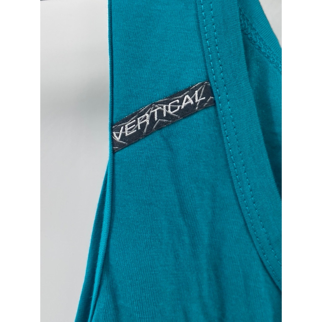 VERTICAL SPORTS Men's Blue New York Times Square Graphic Scoop-Neck Tank SZ M