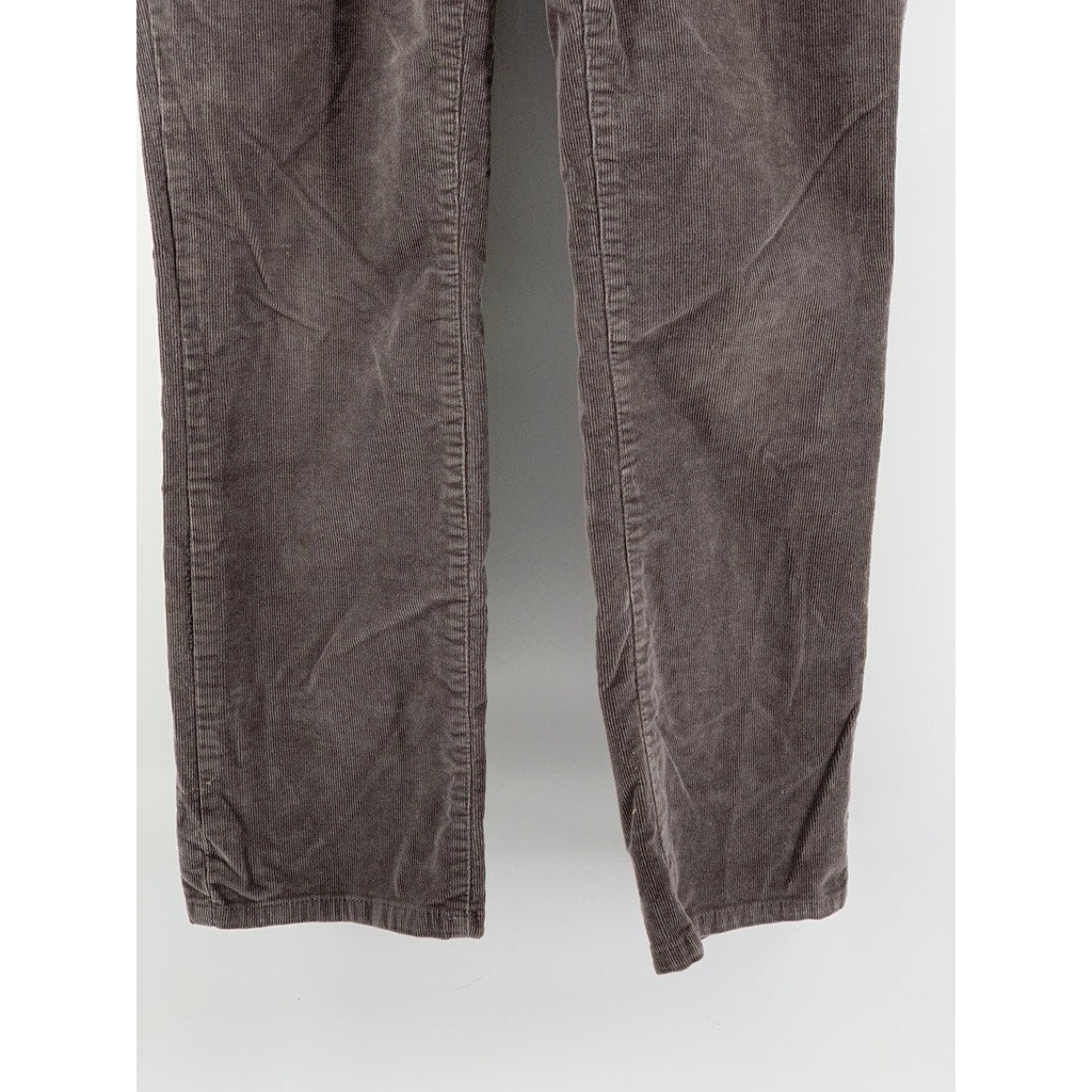 SONOMA LIFE+STYLE Women's Gray Corduroy Straight Leg Modern Fit Pants SZ 10