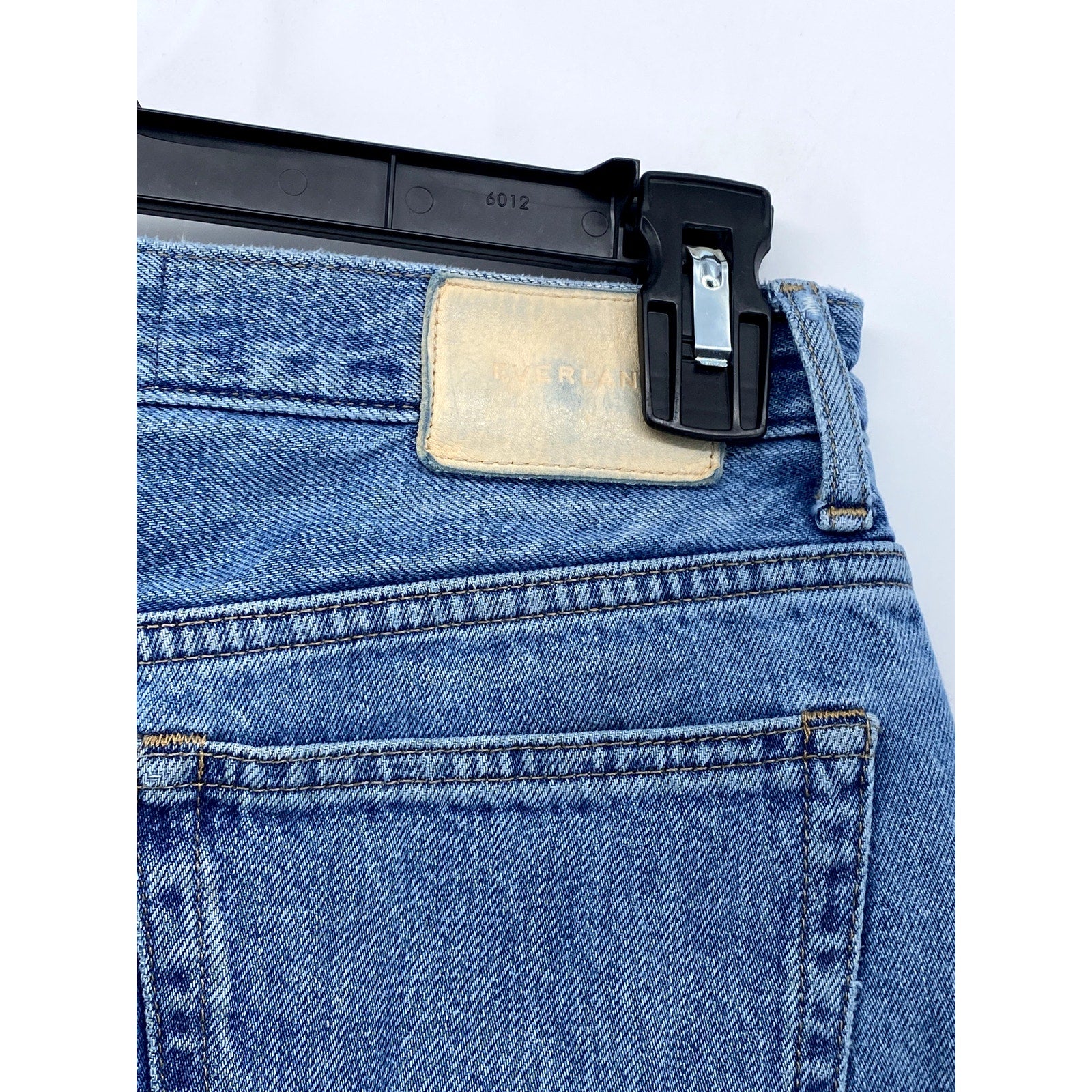 EVERLANE Women's Blue Denim The 90's Cheeky Organic Cotton Regular Fit Jean SZ25