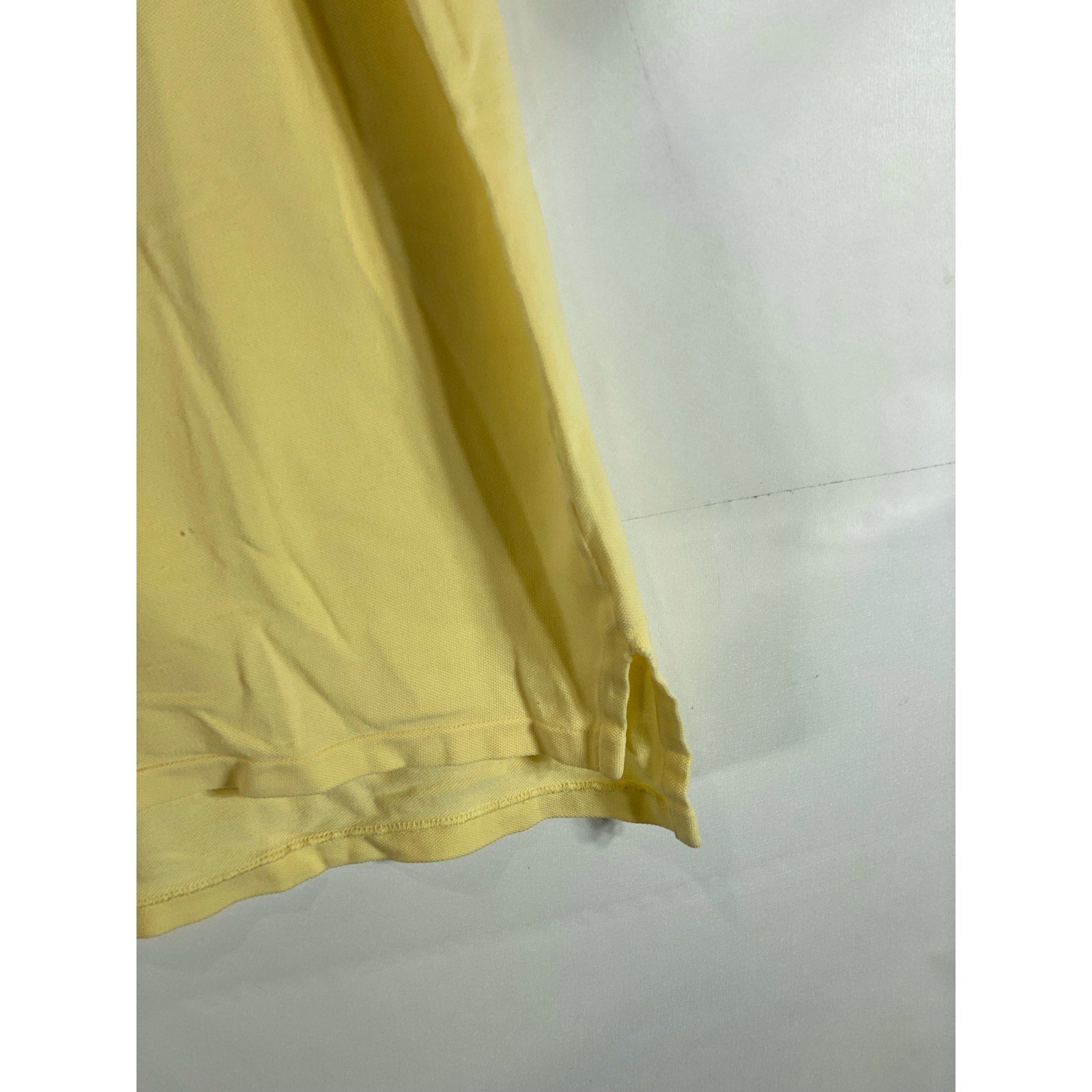 POLO BY RALPH LAUREN Men’s Yellow Vintage Regular-Fit Golf Club Logo Polo SZ XL