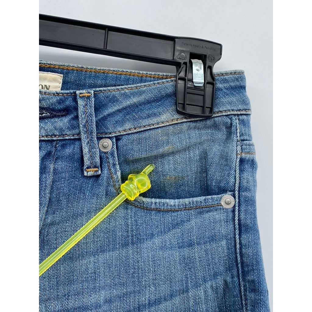 HUDSON Women's Blue Denim Viceroy Five-Pocket Knee Shorts SZ 24