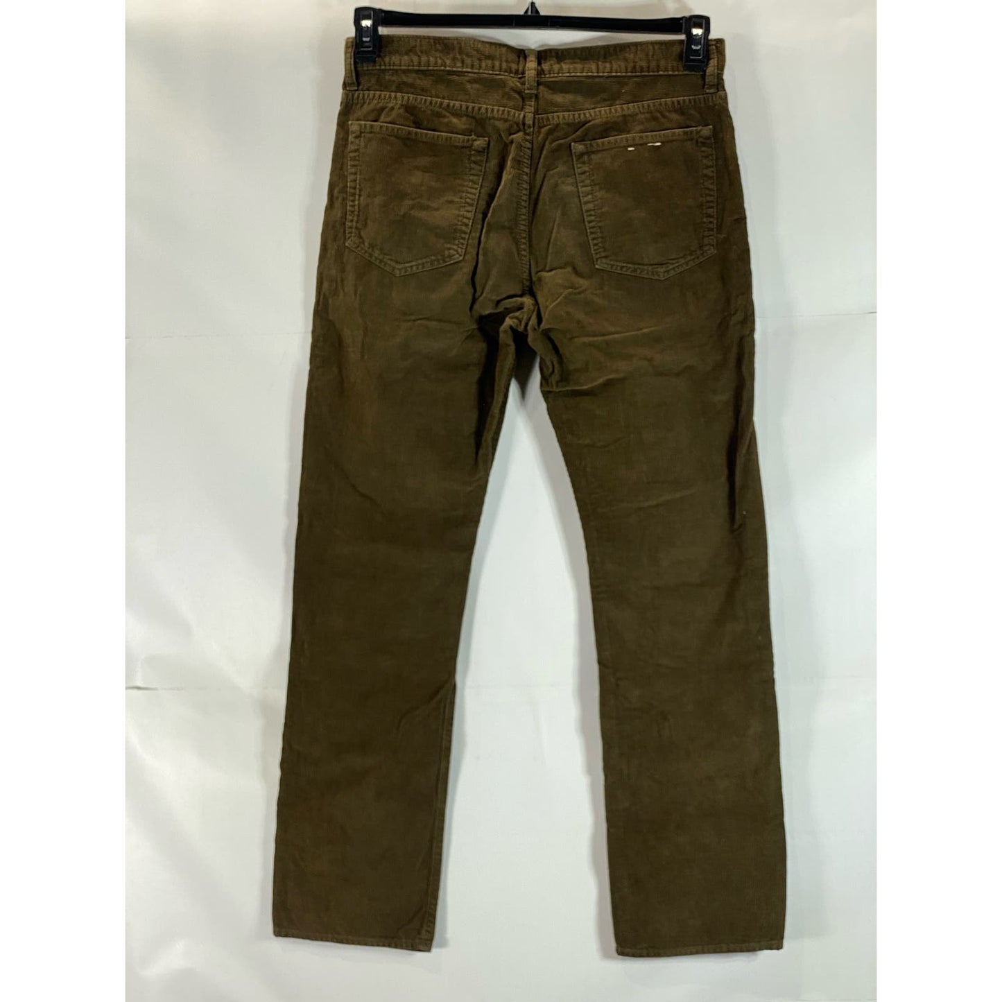 J. CREW Men's Brown Slim-Straight Corduroy Five-Pocket Pant SZ 33X32