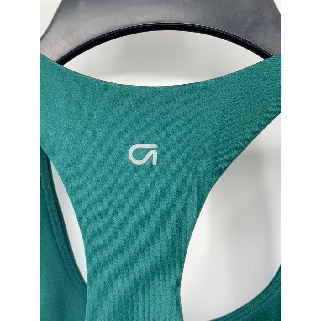 GAPFIT Women’s Dark Green Blackout Technology Racerback Sports Bra SZ XS