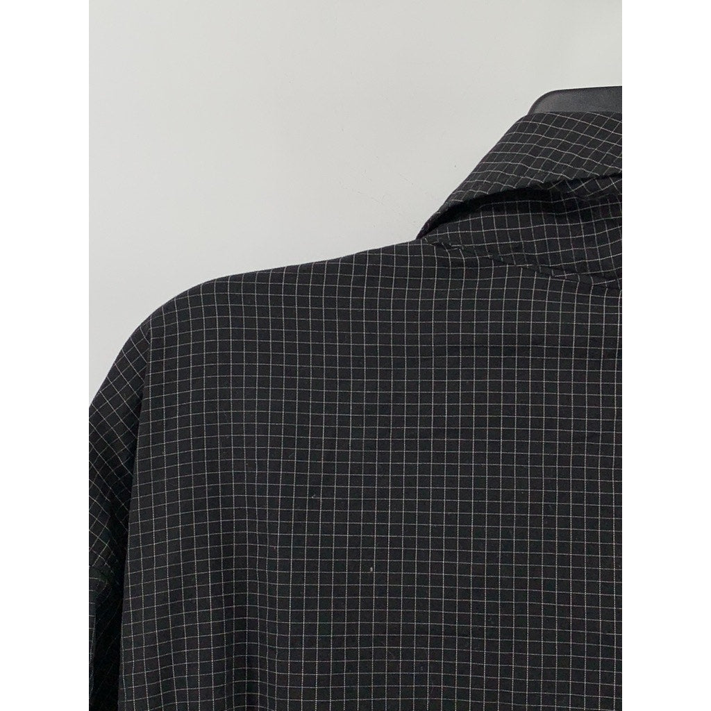 POLO RALPH LAUREN Men's Black Gingham Robe SZ S/M