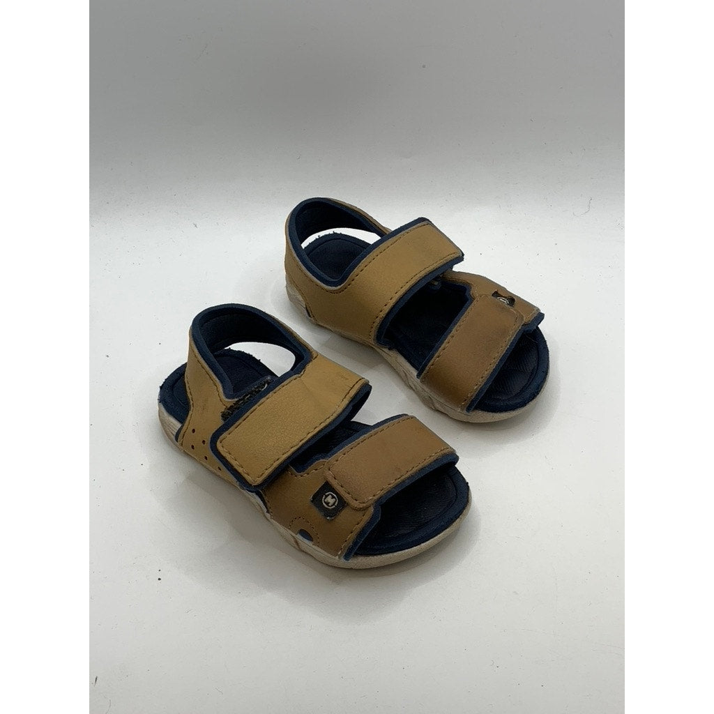 MOLEKINHO Baby Brown Strappy Lightweight Casual Sandals SZ 19(US4.5)
