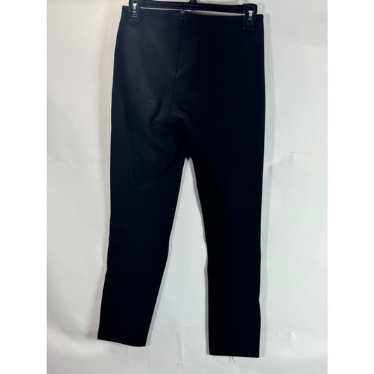 HALOGEN Women's Petite Black Solid Back Zipper Skinny Ankle Pants SZ XS/P