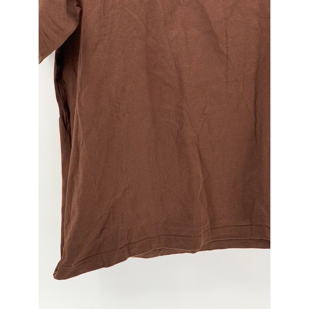 H&M Men's Brown Live Laugh Love Graphic T-Shirt SZ L