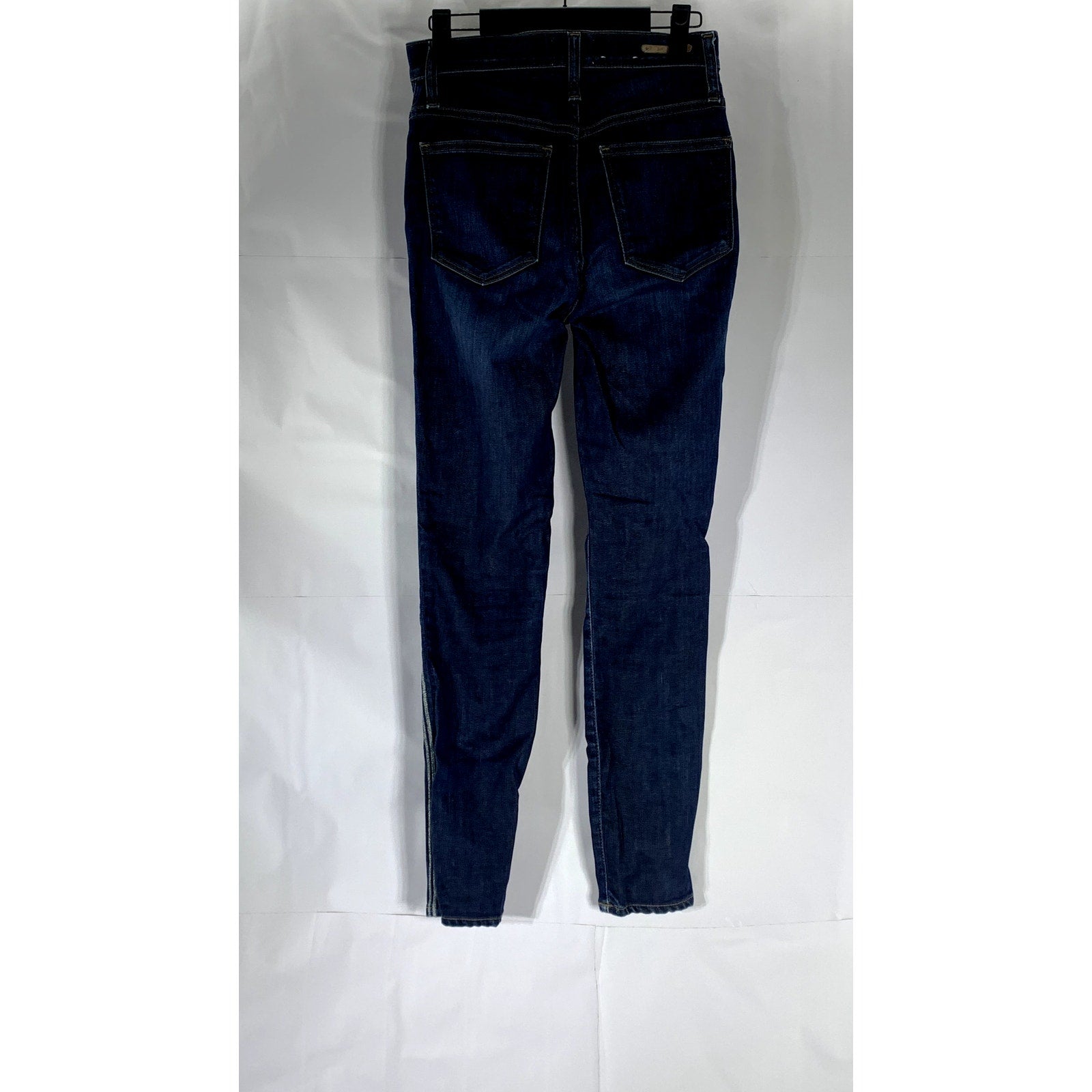 CASLON Women's Dark Blue Indigo Skinny-Leg Regular-Fit Five-Pocket Jean SZ 25/0