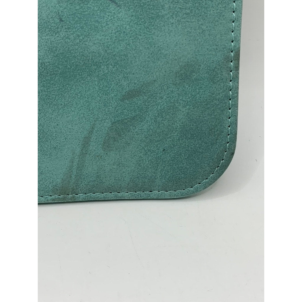K.CARROLL ACCESSORIES Women's Teal Faux Leather Small Card Bag SZ OS