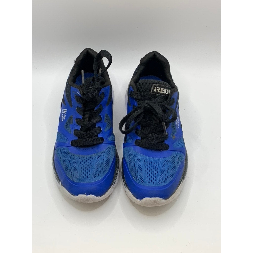 RBX Kids' Blue-Black Mesh Knit Running Shoes SZ 1