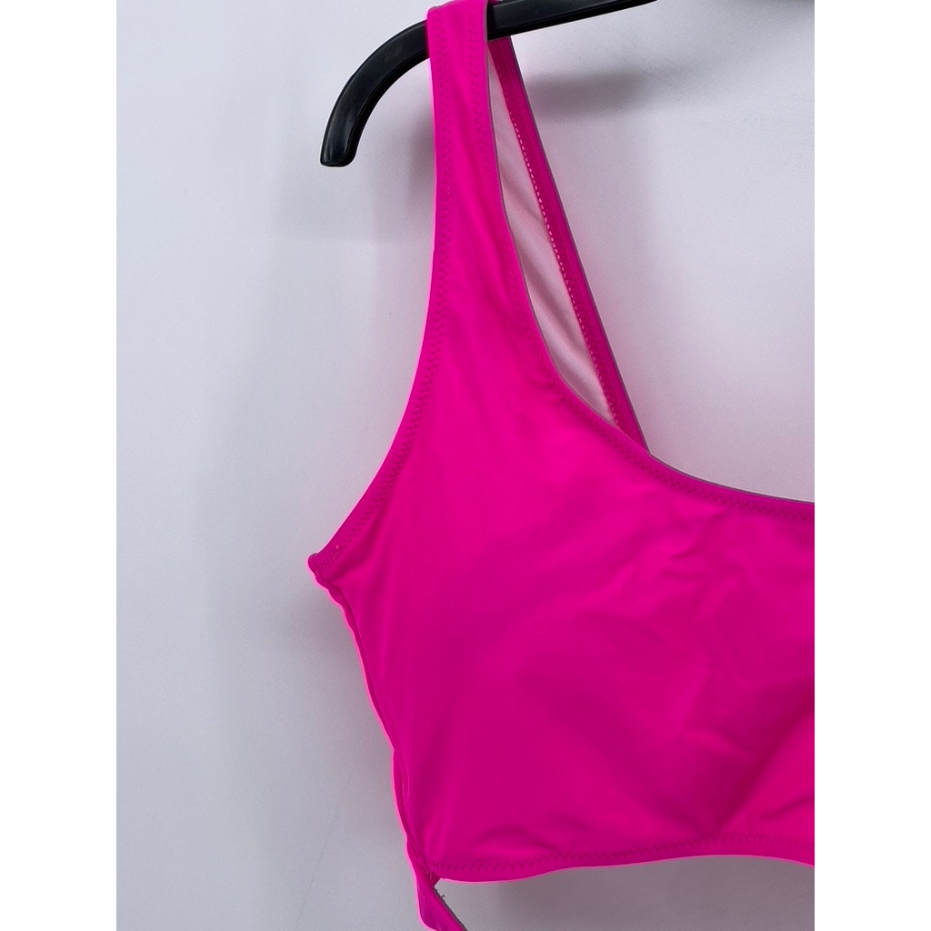 B SWIM Hot Pink V-Back Swim Top SZ XL