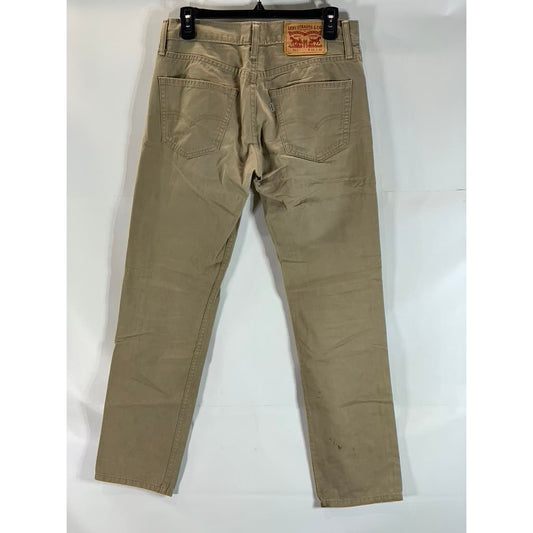 LEVI'S Men's Tan 511 Slim-Fit Five-Pocket Jean SZ 31X30