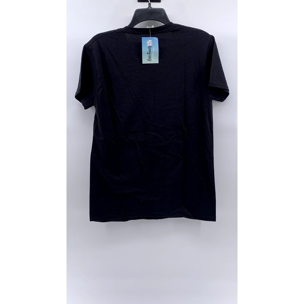 FRUIT OF LOOM Men's Black Best of 1972 Logo Crewneck Short Sleeve T-Shirt SZ M