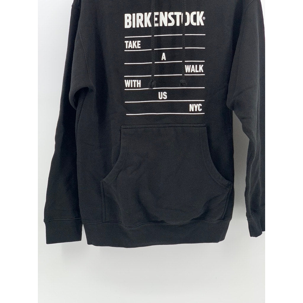 INDEPENDENT TRADING COMPANY Men's Black-White Birkenstock Logo Hoodie SZ S