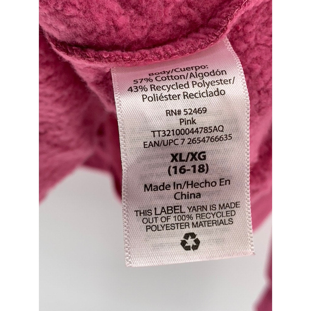 TIME & TRU Women's Pink Crewneck Long Sleeve Sweatshirt SZ XL
