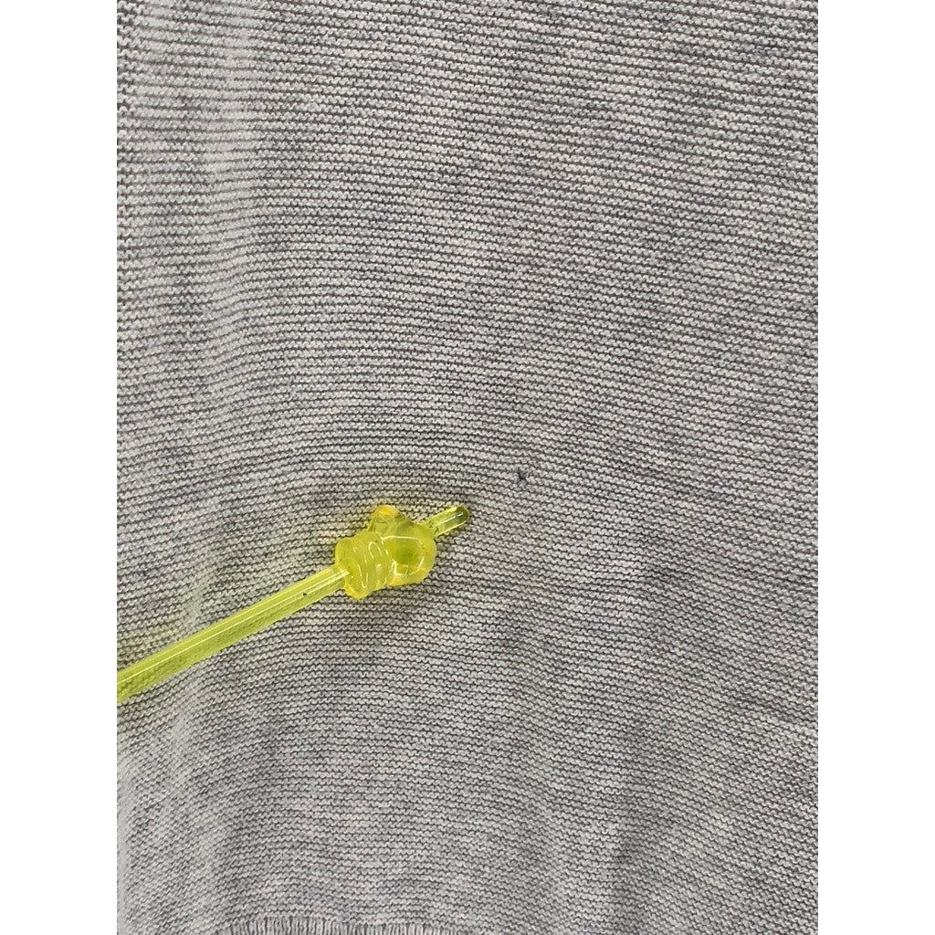 J.CREW Men's Tall Light Gray Crewneck Knit Long Sleeve Sweater SZ MT