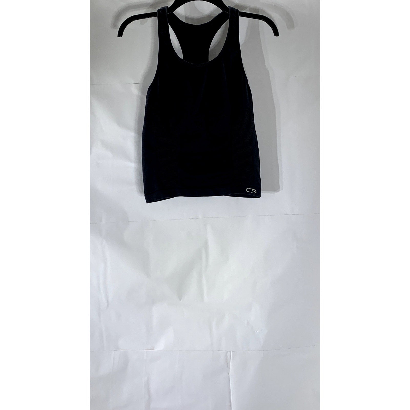 C9 CHAMPION Women's Black Solid Racerback Active Tank Top SZ S