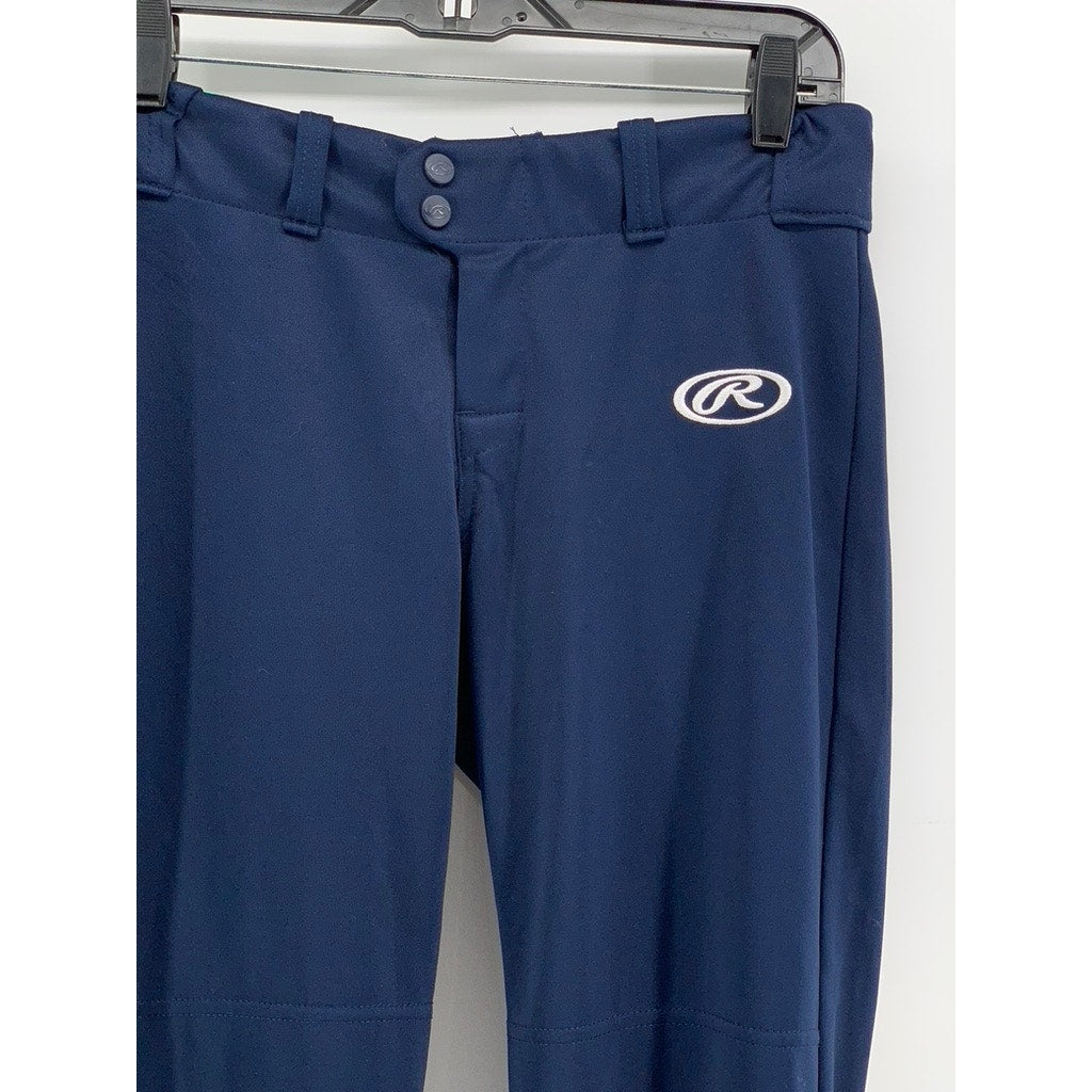 RAWLINGS Women's Navy Solid Pro-Dry Softball Pants SZ M